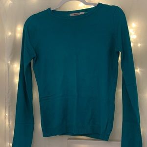 SOLD Teal Long Sleeve Sweater
